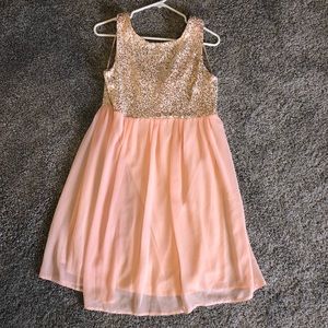 ASOS Maternity sequin coral dress